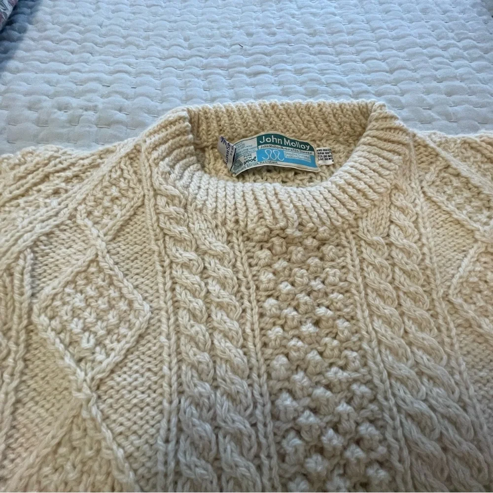 John Malloy Ararat Ltd Donegal Irish sweater bought in Bermuda. The real deal. - Picture 13 of 14